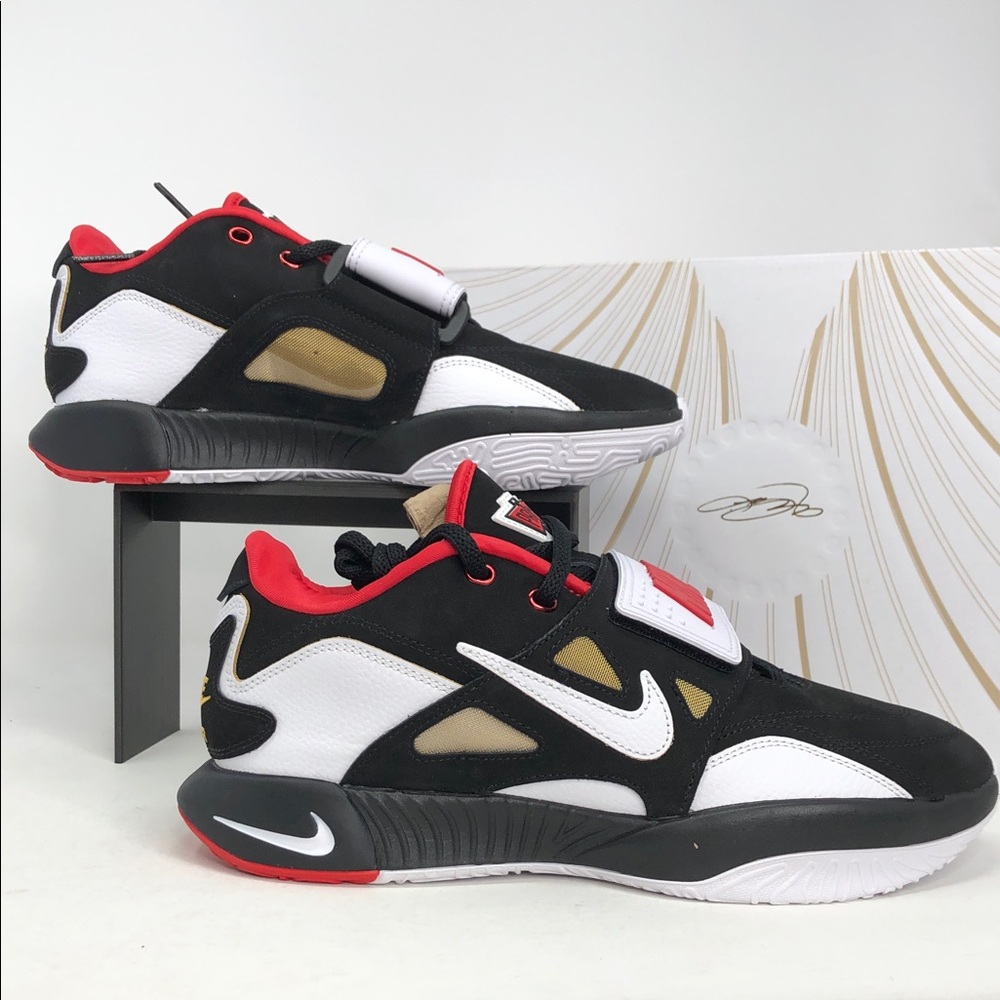 Nike Lebron 21 Prime 93 Black White Fire Red HQ3480-001 Mens Sneakers - Size 9